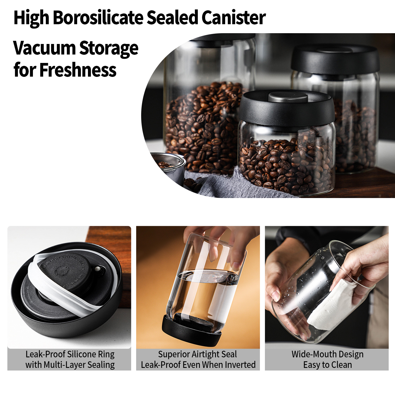 OANKR Vacuum Coffee Canister 5 - Food Storage Vacuum 评论和价格