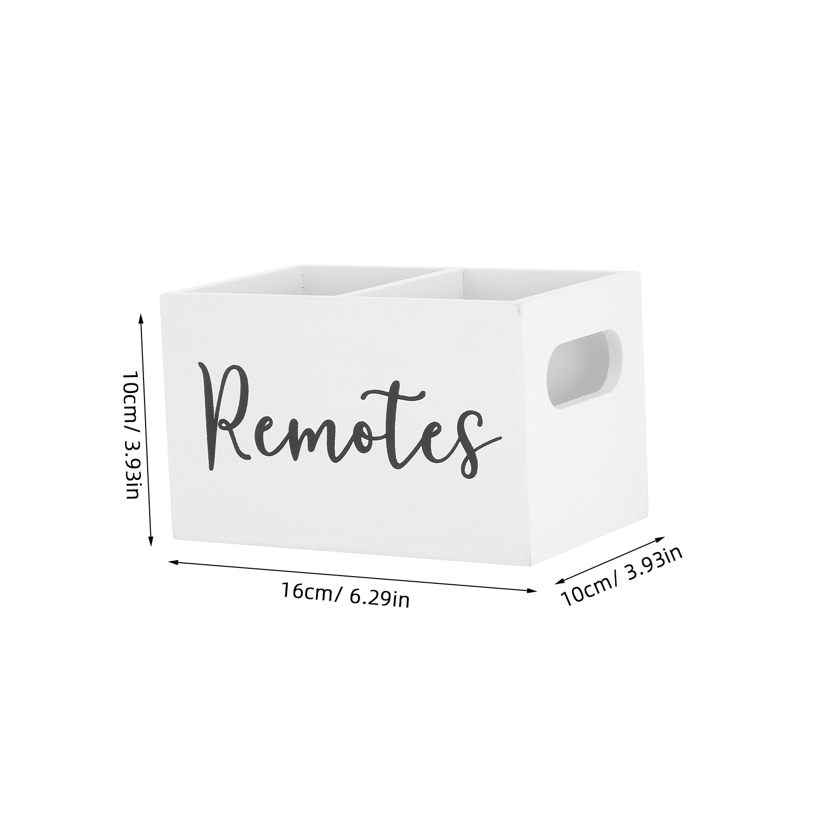 Rustic Wood Remote Control Hol - Food Storage Organizer 评论和价格