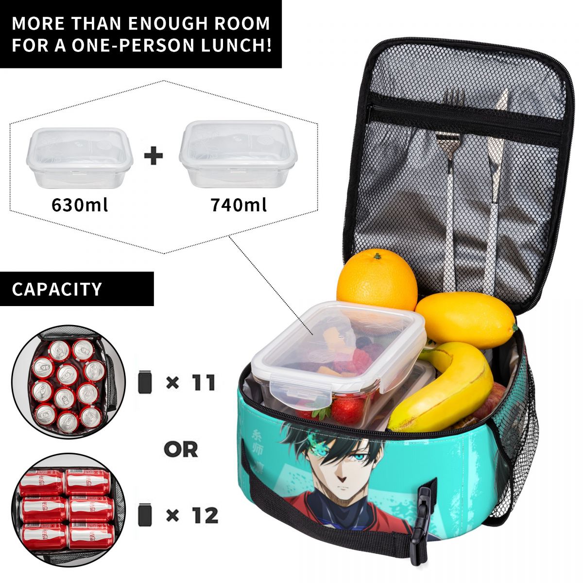 Anime Blue Locks Product Insul - Food Storage Lock Box 评论和价格