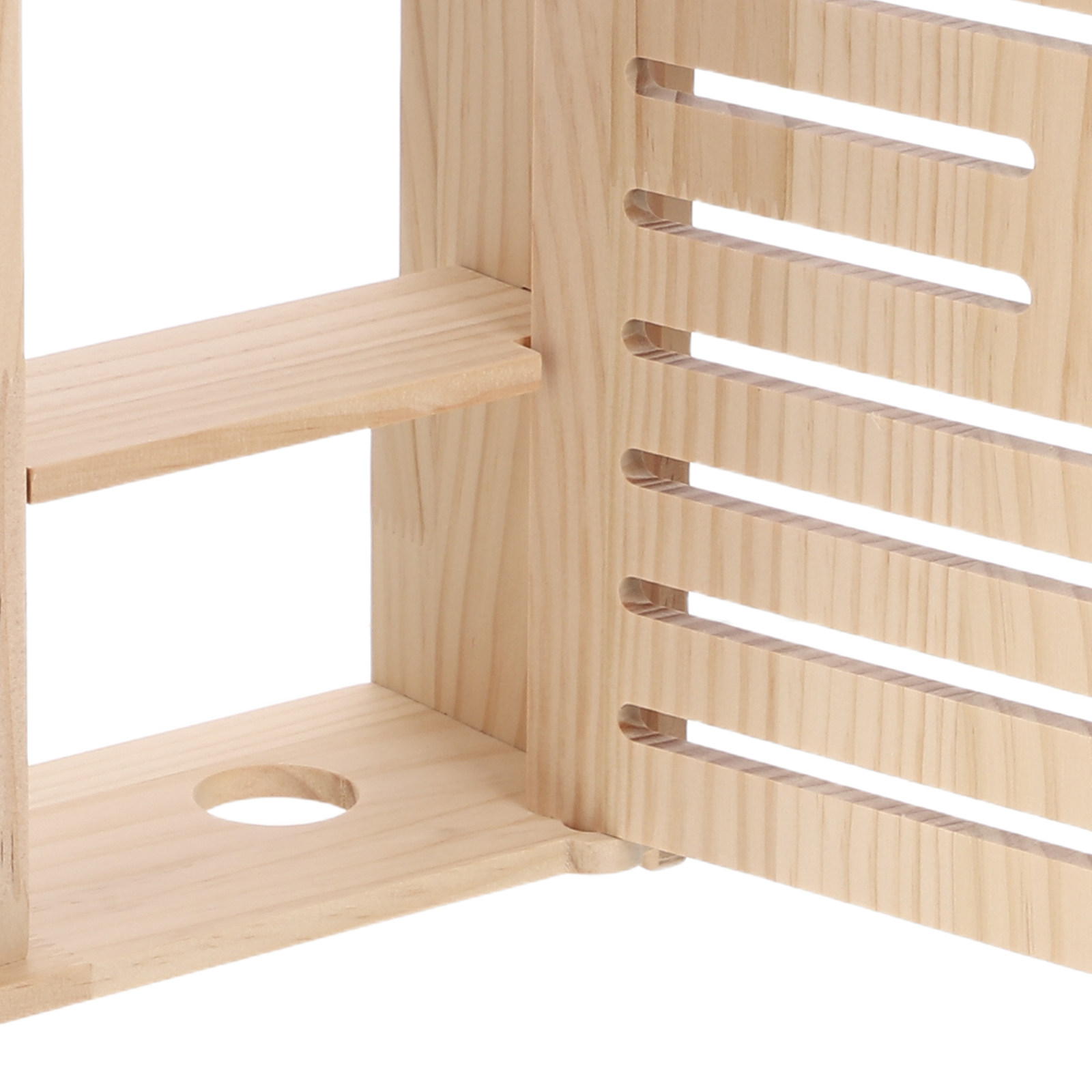 Wood WiFi Router Storage Box W - Food Storage Organizer 评论和价格