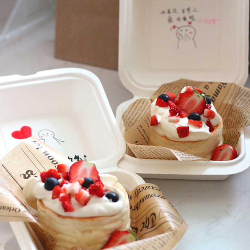 10/20/50Pcs Disposable Eco-Fri - Xmas Food Storage Containers 评论和价格