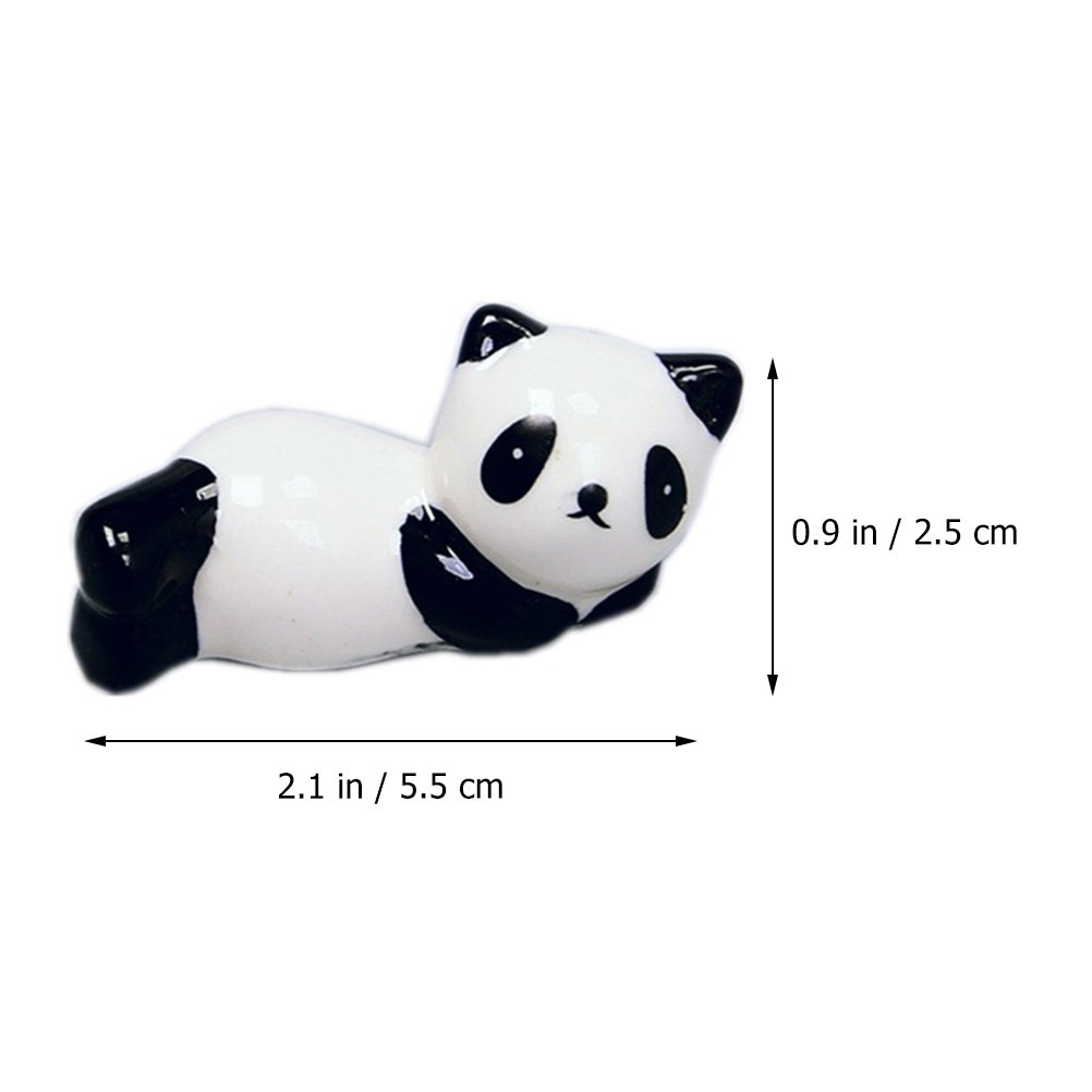 5Pcs Panda Chopsticks Rest Set - Food Storage For Restaurant 评论和价格