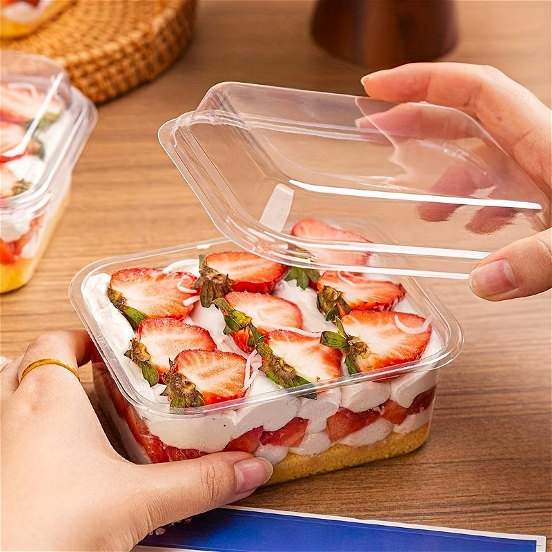 5/10/20PCS Transparent Cake Bo - Xmas Food Storage Containers 评论和价格