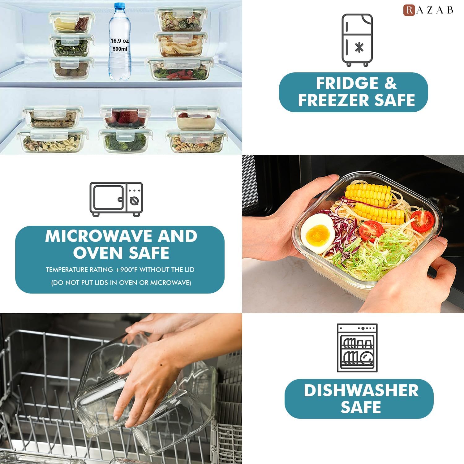 24 Pc Airtight Glass Food Stor - Food Storage Containers Glass 评论和价格
