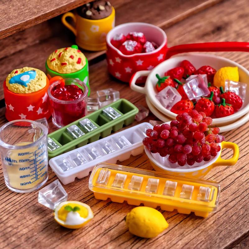 2Pcs Girl Toy New Miniature Do - Food Storage For 评论和价格