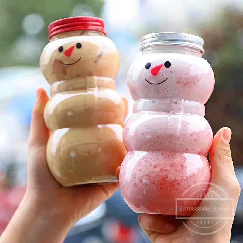 Christmas Snowman Shape Milk B - Xmas Food Storage Containers 评论和价格