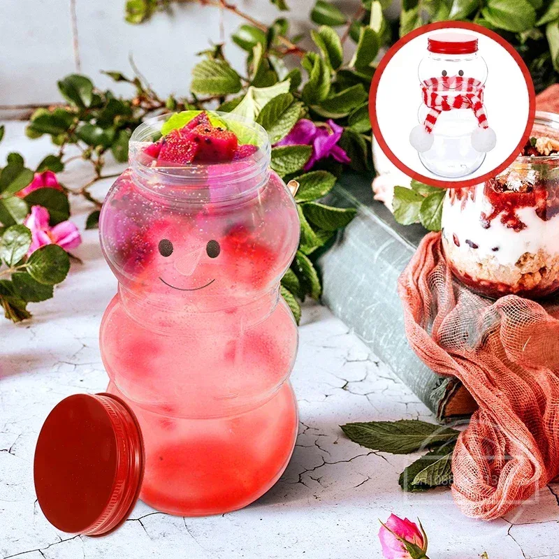 Christmas Snowman Shape Milk B - Xmas Food Storage Containers 评论和价格