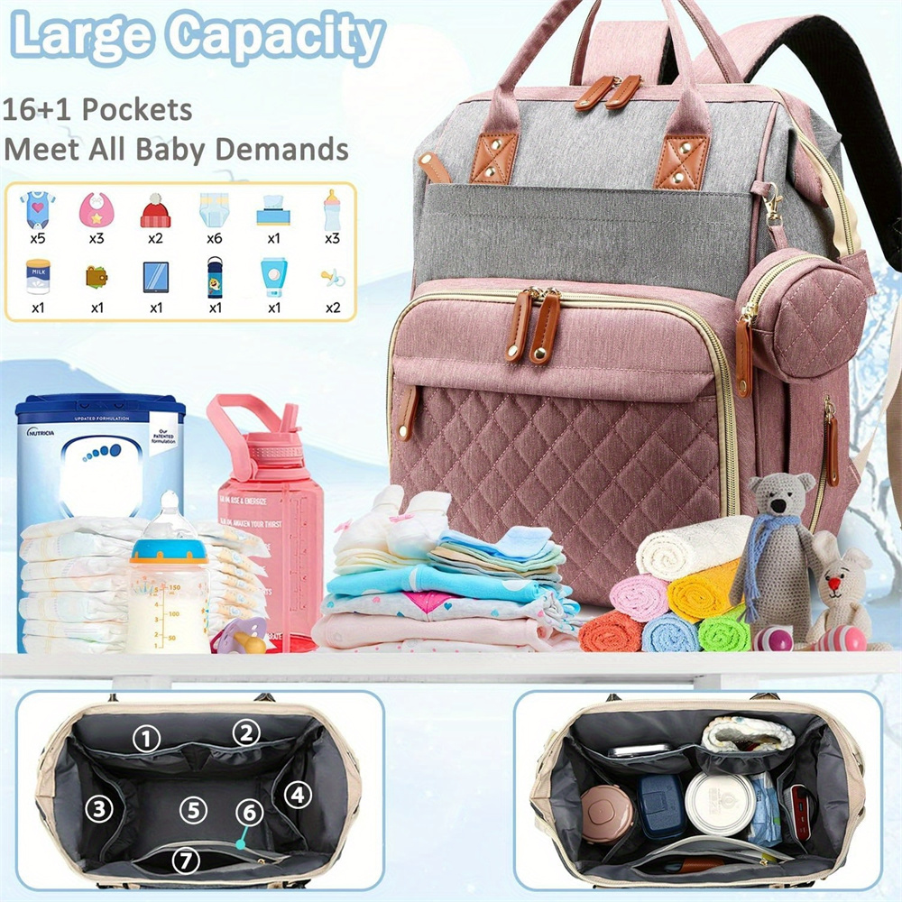 Diaper Bag Backpack Baby Bag,  - Food Storage Moms 评论和价格