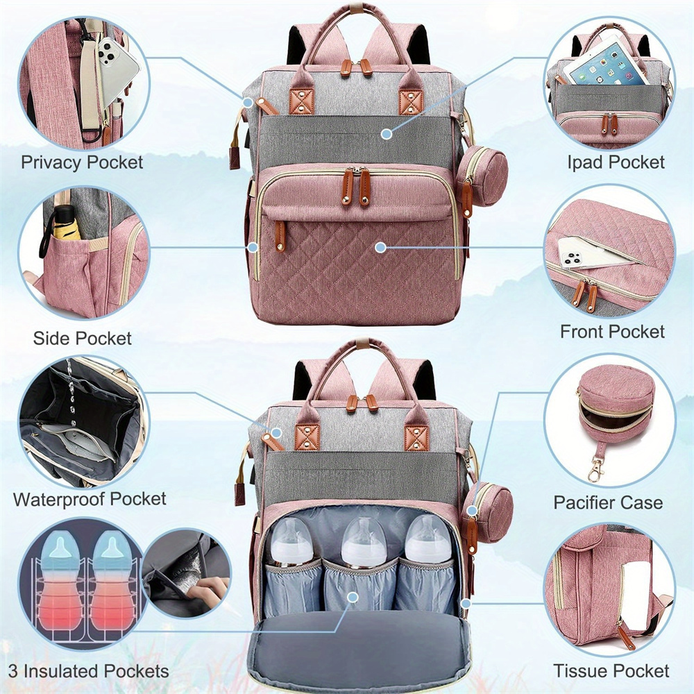 Diaper Bag Backpack Baby Bag,  - Food Storage Moms 评论和价格