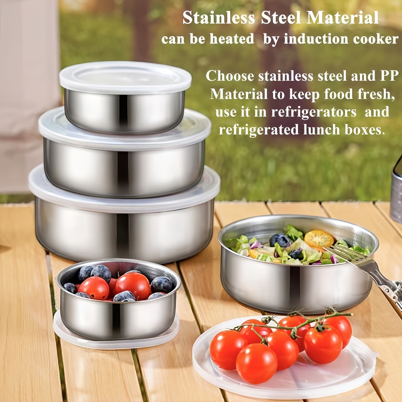 5pcs Food Storage Containers W - Xmas Food Storage Containers 评论和价格