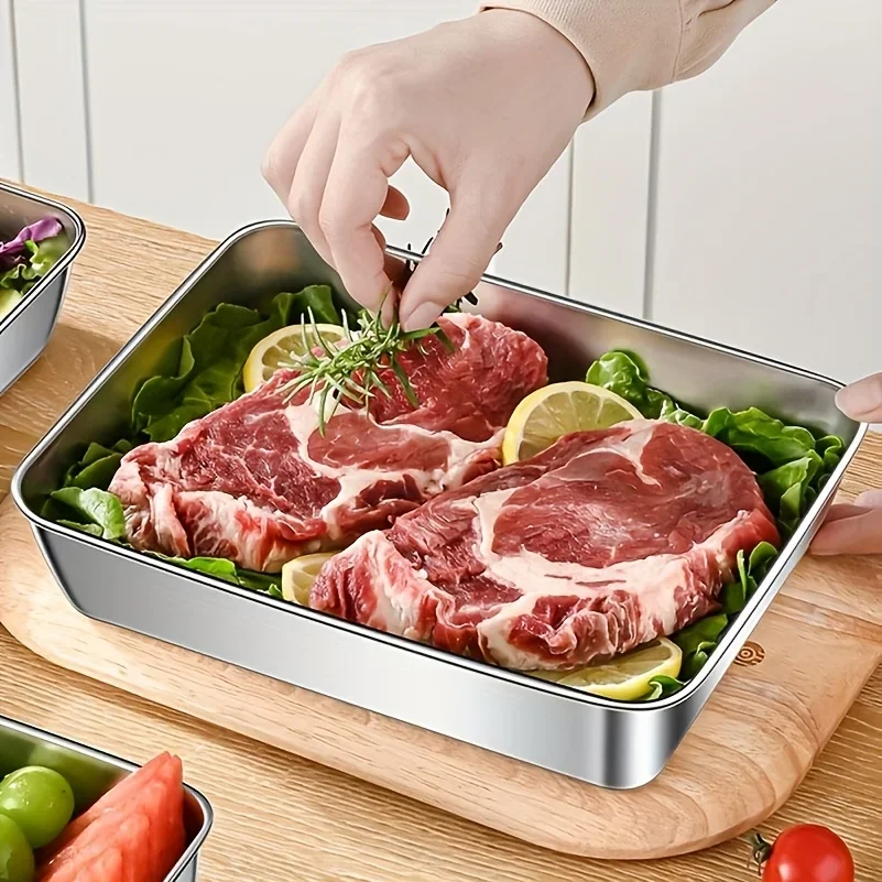 3pc Stainless Steel Food Stora - Food Storage Home 评论和价格