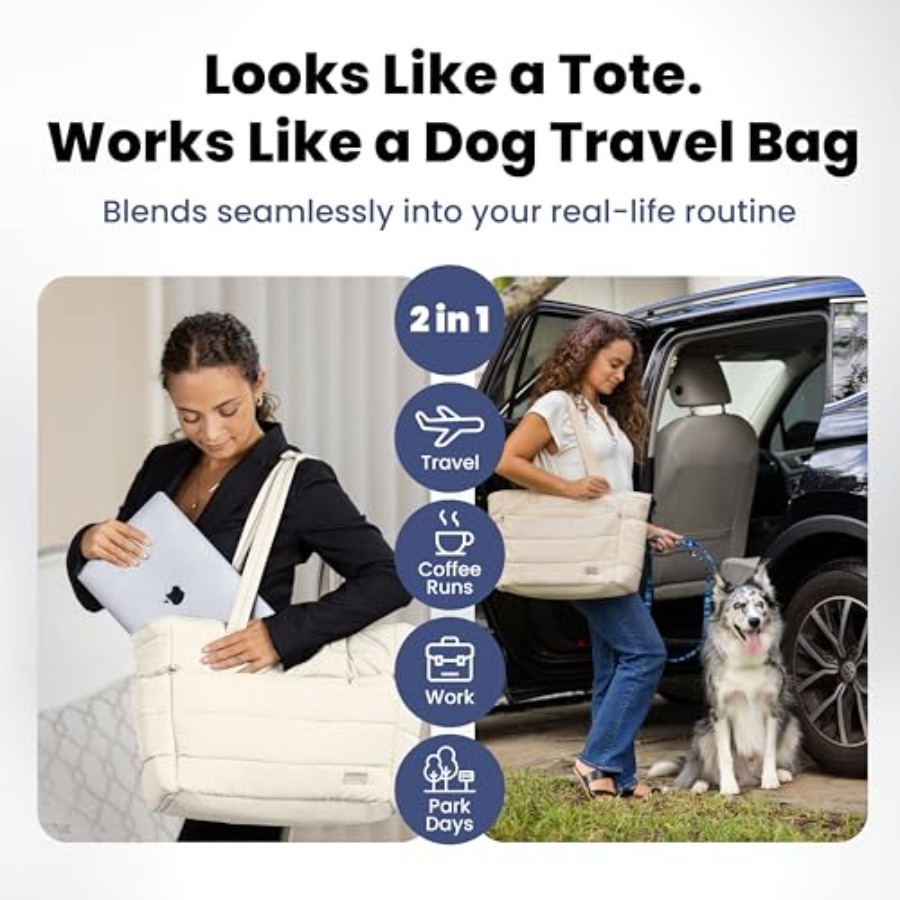 Puffer Dog Travel Bag for Dog  - Food Storage Moms 评论和价格