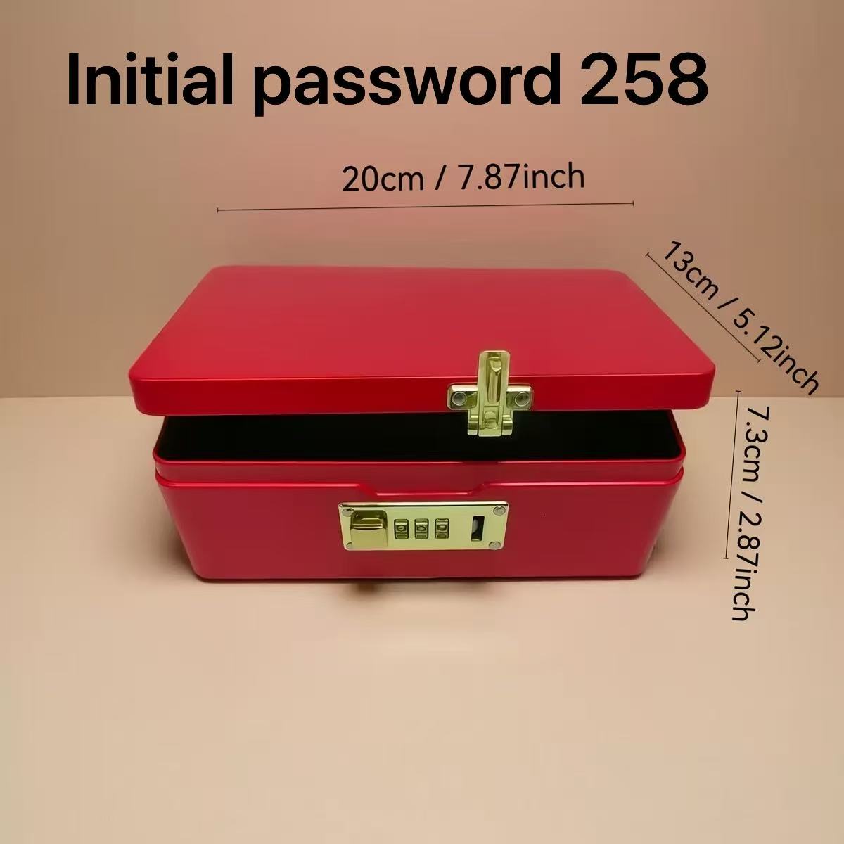 Red Password-Locked Storage Ir - Food Storage Lock Box 评论和价格
