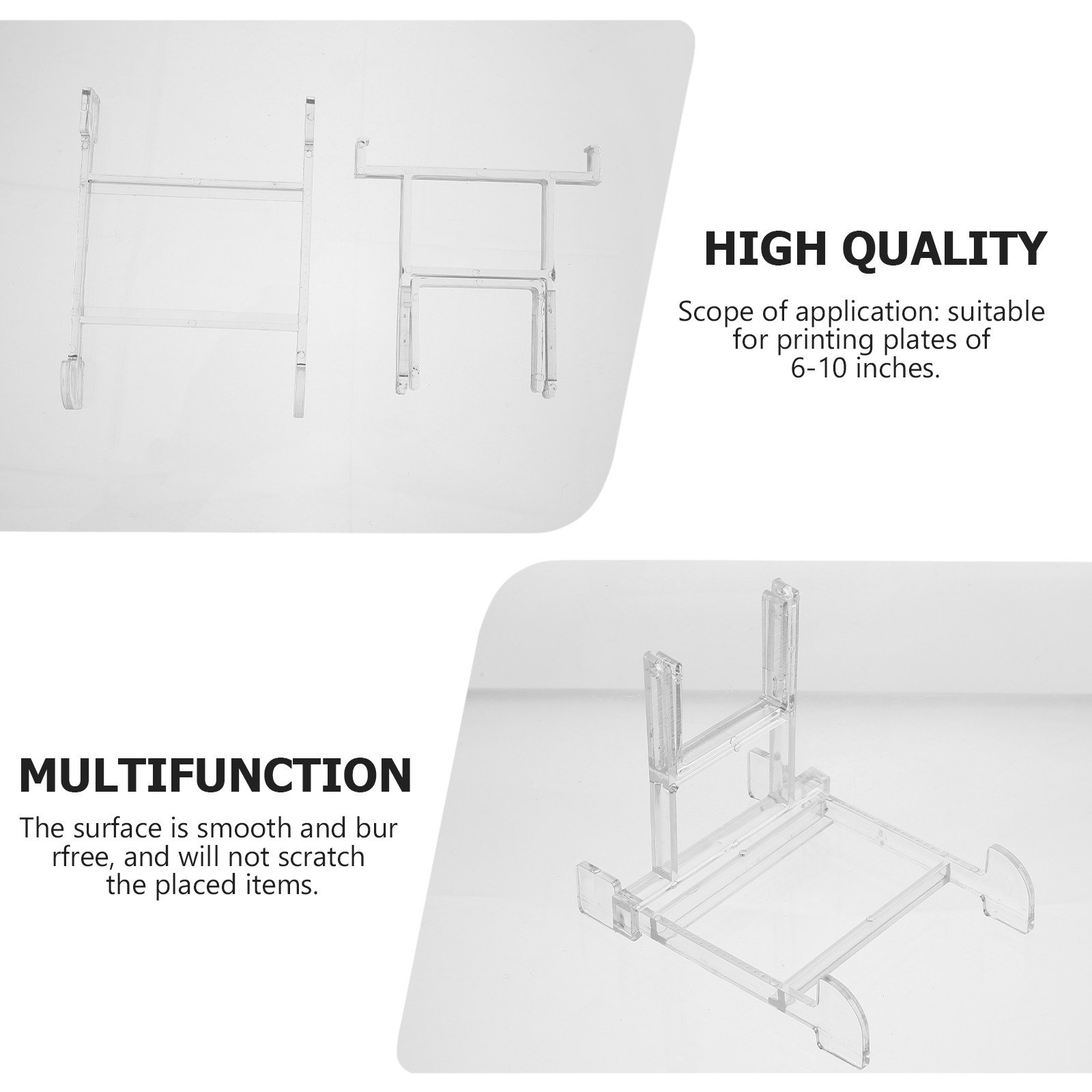 5Pcs Plate Storage Racks Adjus - Food Storage Organizer 评论和价格
