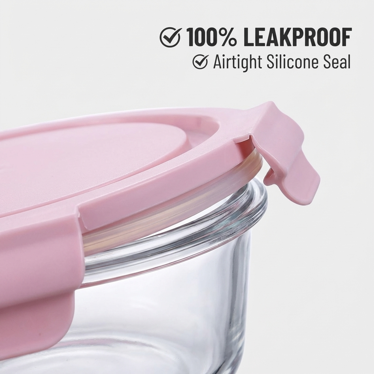 Pink Cartoon Sushi Round Glass - Food Storage Lock Box 评论和价格