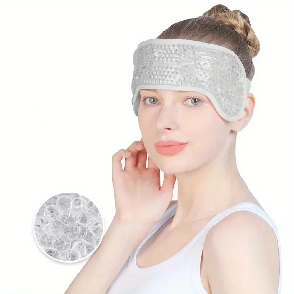 Hot/Cold Gel Bead Migraine Wra - Cold Pack Ice Gel 评论和价格