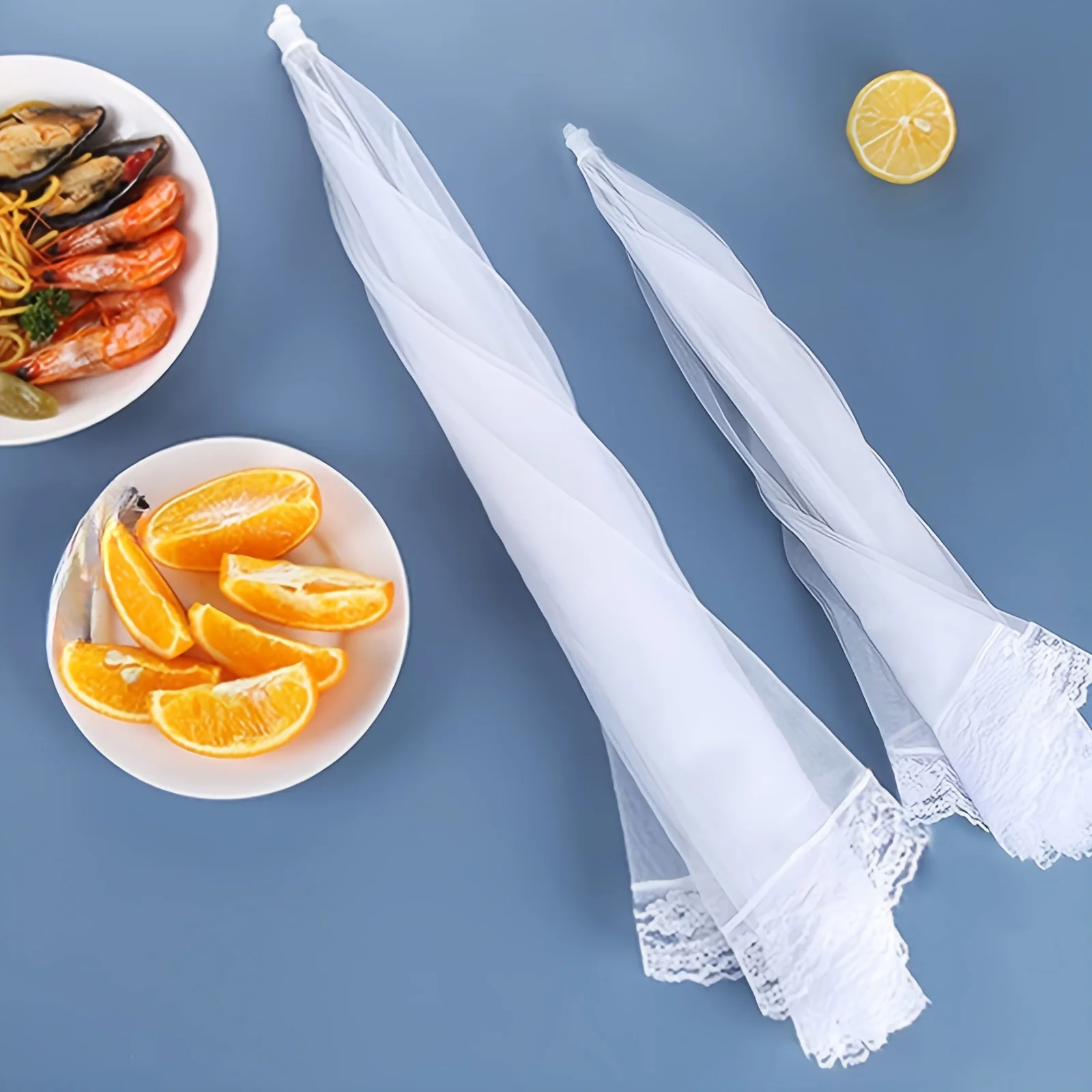 Large pop-up white mesh food c - Food Storage Net 评论和价格