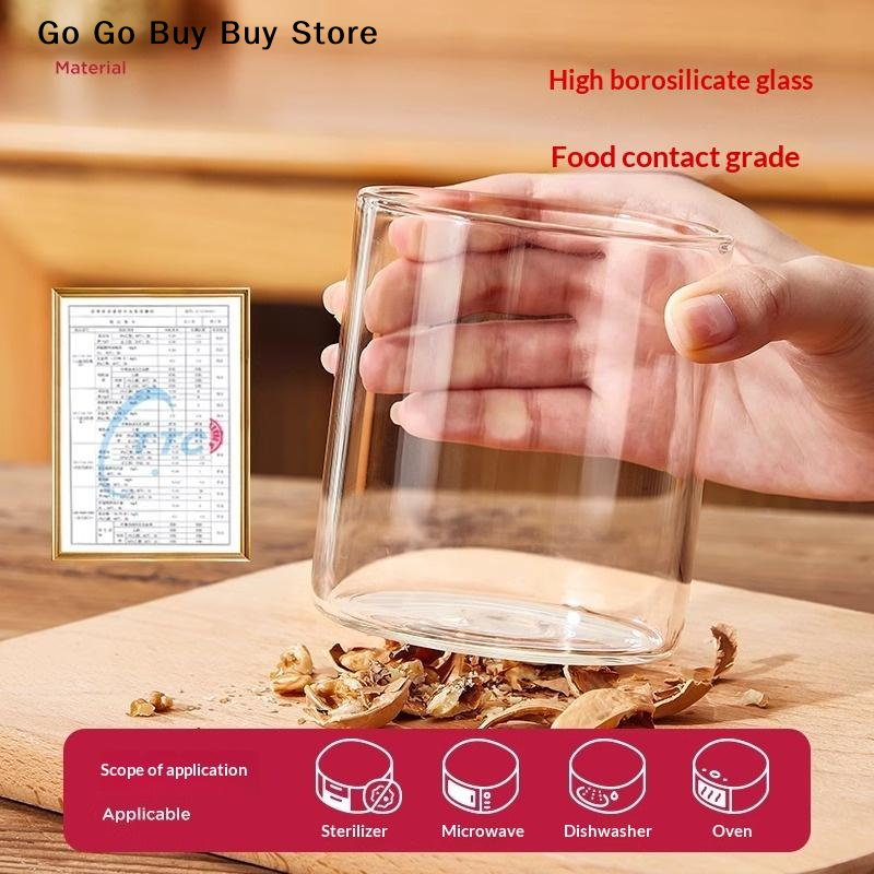 【ST】1Pc 240/400ML Glass Food S - Food Storage Containers Glass 评论和价格