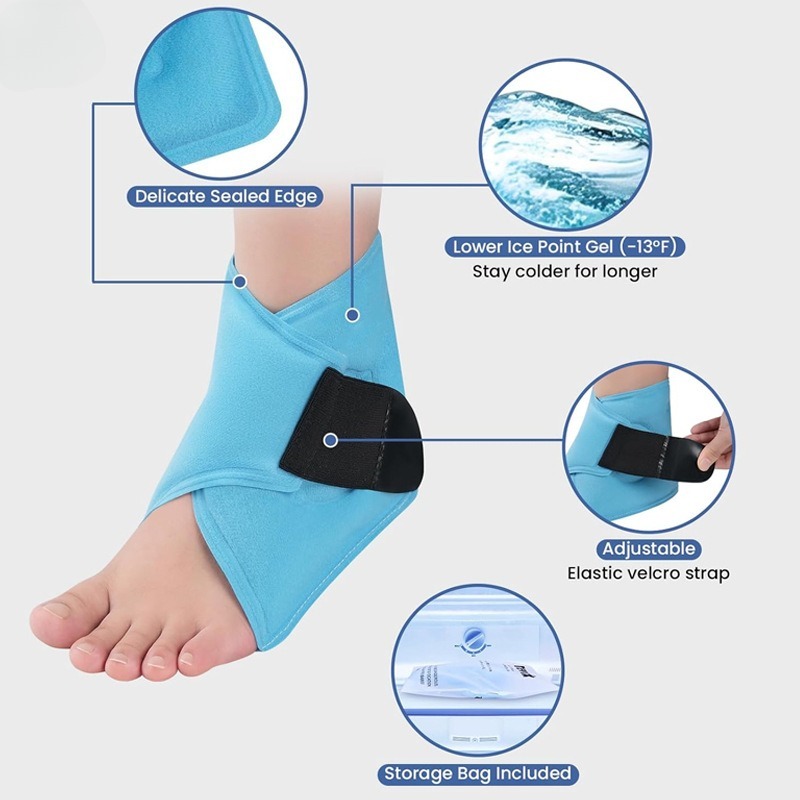Soft Gel Ankle Ice Pack Hot Co - Cold Pack Ice Gel 评论和价格
