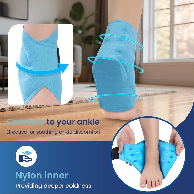 Soft Gel Ankle Ice Pack Hot Co - Cold Pack Ice Gel 评论和价格