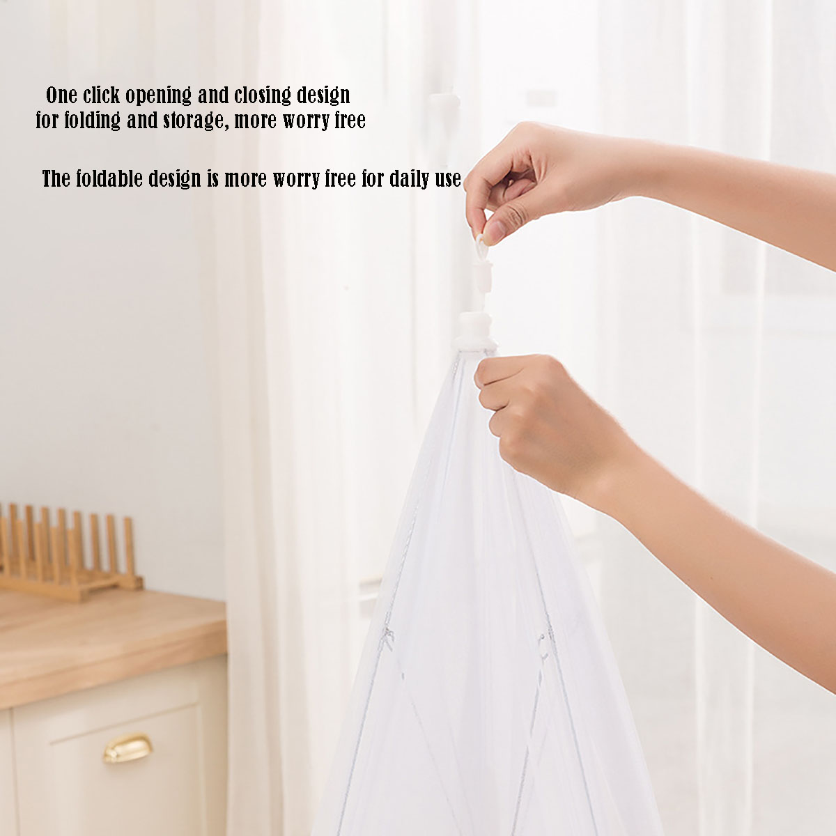 Foldable Food Mesh Cover, Fly  - Food Storage Net 评论和价格